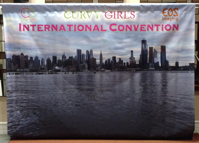Curvy Girls Convention Backdrop